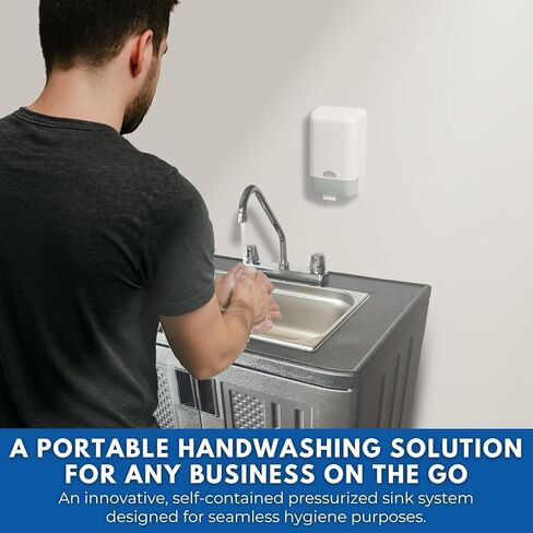 Portable Sink Hand Wash Station - Single Station with Hot & Cold Water | Portable Hand Washing Sink or Portable Concession Sink For Food Trucks, Concession stands or Commercial Use in Saudi Arabia