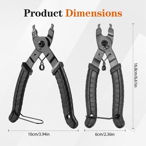 Bike Chain Plier Black 1Pc, High Carbon Steel, 6.61×2.36in Dual-Use Master Link Tool for MTB Road Bike Daily Maintenance & Repair in Saudi Arabia