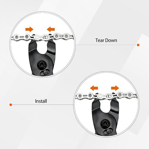 Bike Chain Plier Black 1Pc, High Carbon Steel, 6.61×2.36in Dual-Use Master Link Tool for MTB Road Bike Daily Maintenance & Repair in Saudi Arabia