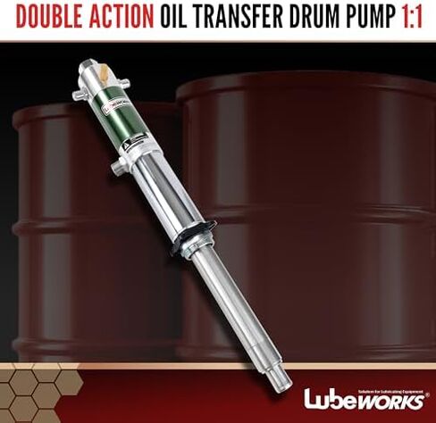Lubeworks Oil Transfer Drum Pump & Oil Transfer Pump Extension Tube 30" inch Shaft（Bundle Deal） in Saudi Arabia