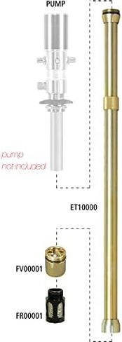 Lubeworks Oil Transfer Drum Pump & Oil Transfer Pump Extension Tube 30" inch Shaft（Bundle Deal） in Saudi Arabia