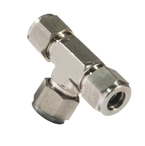 ETM4 Stainless Steel Ferrule Tee Equal-Size Fitting in Kuwait