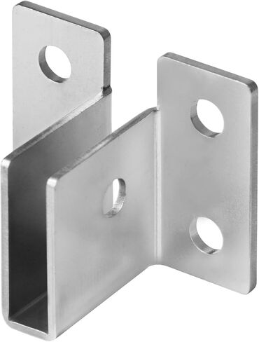 8 Pack U Sign Brackets for 1/4" Material Corners, Sign Substrate Mounting | 304 Stainless Steel in Kuwait