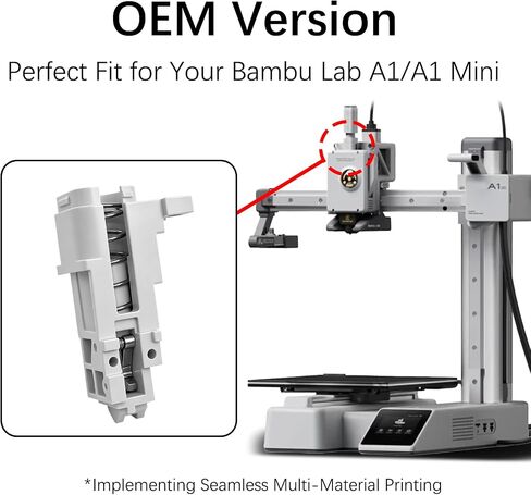 قاعدة مستشعر خيوط الخيزران الأصلية لوحدة الطارد الصغيرة Bambu lab A1/A1mini قاعدة ثابتة تستخدم في لوحة القاعة ومركز الشعيرات ملحقات الطابعة ثلاثية الأبعاد من بامبو in Kuwait