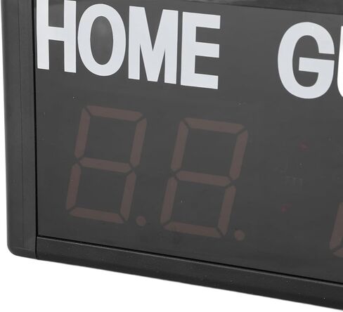 LED Digital Scoreboard Electronic 4 Digit for Basketball Games, Wired Button Remote Control, Wall Mount, Universal LED Display for Basketball Courts, Aluminum Alloy in Kuwait