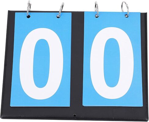 Dioche 4 Digit PoPortable Flipup Sports Scoreboard for Table Tennis and Basketball | Clear Printing, Durable and, Easy to Carry and Store. in Kuwait