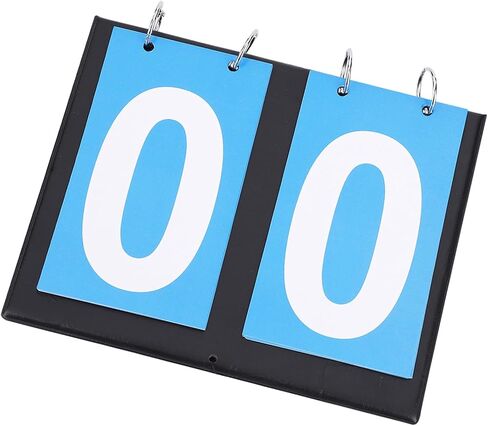 Dioche 4 Digit PoPortable Flipup Sports Scoreboard for Table Tennis and Basketball | Clear Printing, Durable and, Easy to Carry and Store. in Kuwait