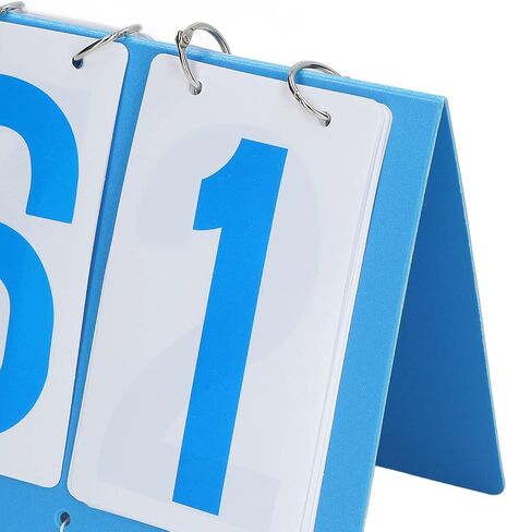 لوحة أرقام قابلة للطي للتنس والكرة الطائرة وكرة السلة، من البلاستيك الأزرق المتين للرياضات الداخلية والخارجية in Kuwait