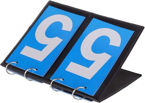 Digit Flip Large Scoreboard Water Repellency for Basketball and More, Portable Sports Score Keeper for Competitions - PU, 5.9oz in Kuwait
