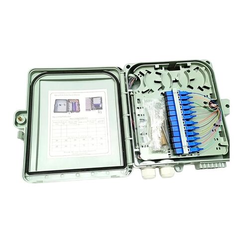12 Core Optical Fiber Distribution Box Terminal FTTH Optical Contains Single Mode Pigtail LC/SC/FC(12 Core SC Complete Set) in Kuwait