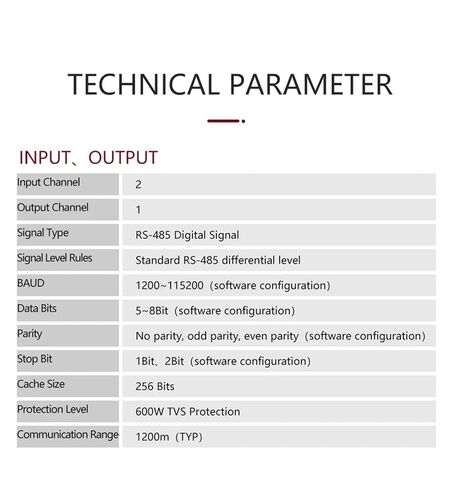1pcs Dual Master Single Slave RS485 Buffer Isolated Relay with Cache Function Stable Communication for Industrial Control in Saudi Arabia