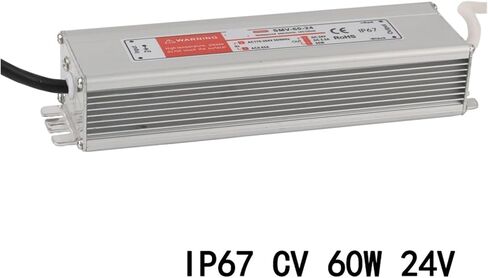 SMV-60-24 60W 24V 2.5A LED Driver تحويل التيار الكهربائي لشريط LED والاستخدام الخارجي in Kuwait
