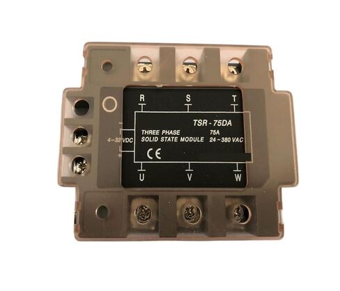25A 40A 75A 100A TSR-75DA مدخل ثلاثي الطور 4-32 فولت تيار مستمر تحميل 24-380 فولت تيار متردد مرحلة واحدة مرحل الحالة الصلبة (75A) in Kuwait