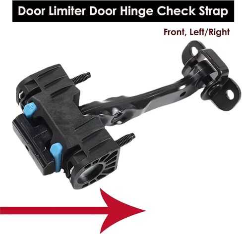 Door Check Strap Hinge Catch Door Check Hinge Strap Stopper Arm Front Left/Right Strap Hinge Stop Compatible with Bracket for Peugeot for Boxer 1358220080 9181N9 2312077 in Kuwait