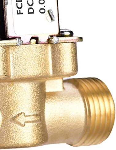 G1/2 Brass Solenoid Valve, DC 24V Normally Closed Water Control Magnetic Valve with Pressure Regulating Function, for Steady and Dry Burn Prevention in Kuwait