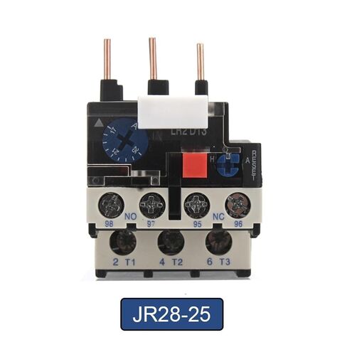 JR28-25 مرحل حراري عند زيادة الحمل LR2D13 مرحل حراري قابل للتعديل مرحلات كهربائية 1.6A 2.5A 4A 8A 10A 13A 18A 25A(7-10A) in Kuwait
