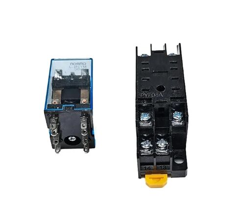 10 مجموعات MY2P HH52P MY2NJ ملف التتابع DC/AC DPDT 12V 24V 36V 48V 110V 220V 380V Micro Mini MY2N-J عام + قاعدة مقبس (تيار مستمر - 10 مجموعات، 48 فولت) in Kuwait