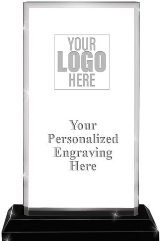 Crown Awards 6.25" Billboard Skyline Acrylic Awards, Personalized Engraved Trophy - Customize Now in Kuwait