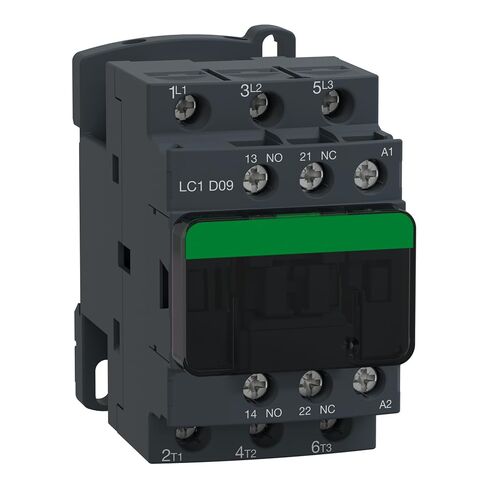 LC1D09G7 Contactor nonreversing 9A 5HP at 480VAC 3 Phase 3 NO 120VAC 50/60Hz Coil in Kuwait