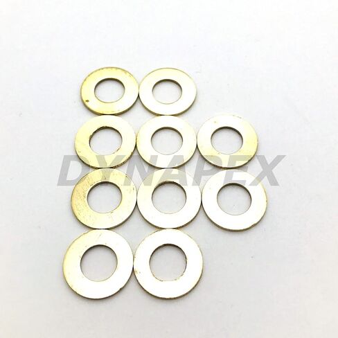 10/pk 3/8 بوصة أو 10 مم معرف - غسالات سحق النحاس لـ M10 متري أو بانجو بولت in Kuwait