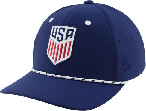 منتخبات ZHATS الوطنية للجنسين-الكبار في الولايات المتحدة. قبعة كرة القدم مرخصة رسميًا من USMNT Snapback Patch Rope in Kuwait