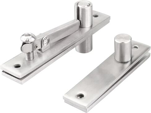 360-Degree Pivot Heavy Duty Rotating Shaft Wooden Door Hinge Murphy Positioning Hidden Axis 1Pcs in Kuwait