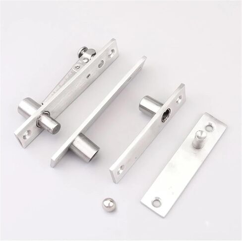 360-Degree Pivot Heavy Duty Rotating Shaft Wooden Door Hinge Murphy Positioning Hidden Axis 1Pcs in Kuwait