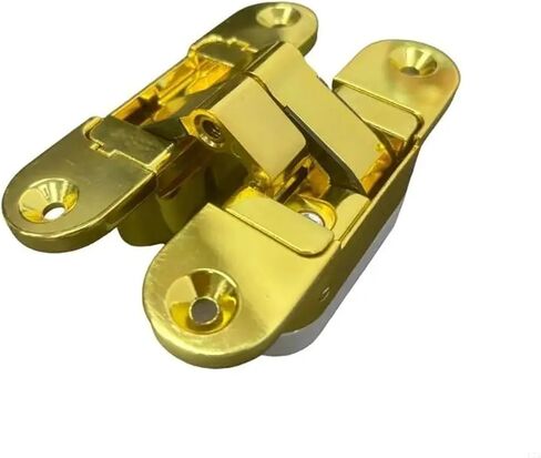 Invisible Door Hinges 180 Degree Swing Concealed Heavy Duty Butt for Wood Folding 1Pcs(Silver Left Open) in Kuwait