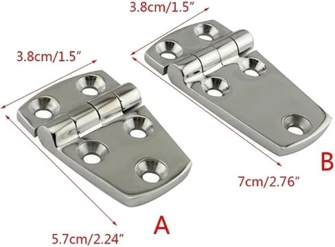 Hardware Mount Door Hinge Stainless Heavy Duty Deck Garage 1Pcs(A) in Kuwait