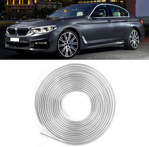 25ft Copper Brake Line Tubing, 3/16 Inch OD Coil Roll for Hydraulic Braking and Fuel Systems (B(silver)) in Kuwait