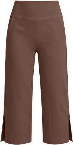 Capri Yoga Pants with Pockets for Women - Workout Lounge Work Stretchy Soft | Move comfortably through yoga, Pilates, shopping, travel, or everyday routines with yoga pants made for effortless daily wear in Kuwait