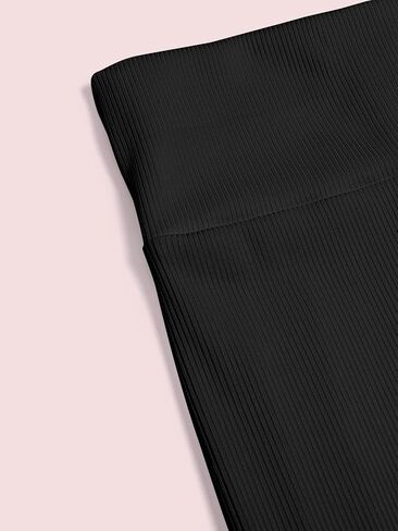 Women's Leggings for Women Yoga Pants - Ribbed High Waist Flare Stretchy Butt Lifting for Gym Casual Daily in Kuwait