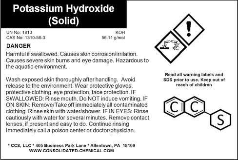 Potassium Hydroxide (Solid) 1kg in Kuwait