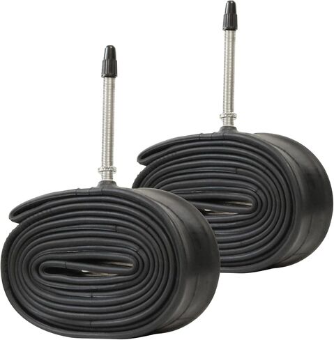 700C Bike Inner Tube, 2-Pack Road Bike Inner Tube FV60mm Fits 700x23/25C, 700x28/32C, 700x35/43C, Flexible Replacement Bicycle Tubes with Free Valve Adapter in Kuwait