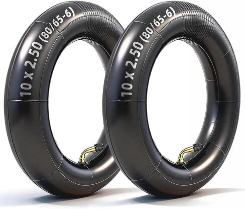 2 Pack 10-Inch Replacement Inner Tubes 10" x 1.95/2.125/2.5 for 6" Rim - Widely Compatible with Kid's Ebike/Tricycle/Strollers & 10-Inch Electric Scooters - BPA/Latex Free Quality Butyl Rubber in Kuwait