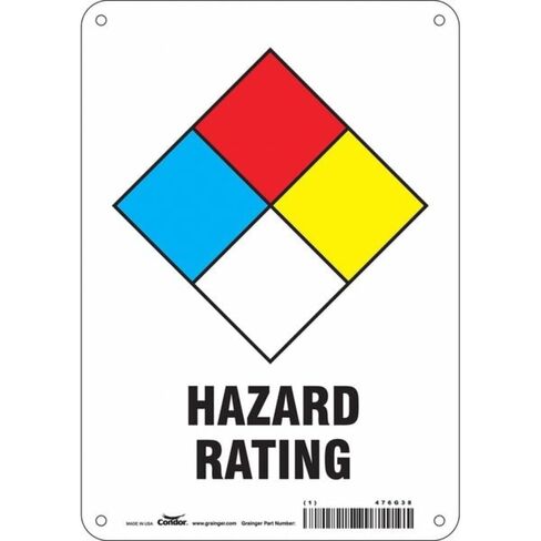 Safety Sign,7" Wx10" H,0.032",Alum. in Kuwait