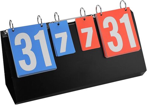 لوحة نتائج لتنس الطاولة مكونة من 4 أرقام بألوان زاهية وأرقام واضحة وقلب سلس لمختلف المسابقات in Kuwait