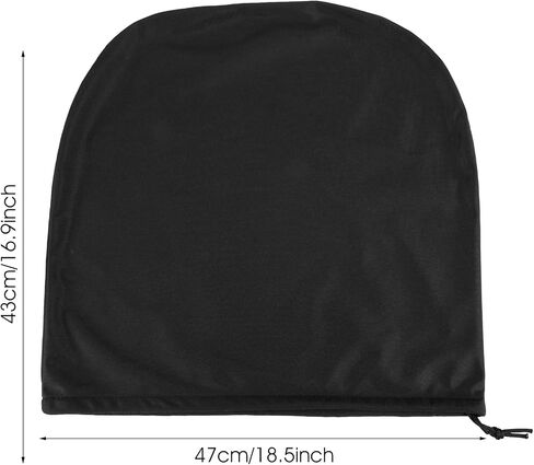 Helmet Bag - Black Motorcycle Helmet Storage Cover with Drawstring, Lightweight Polyester Carrying Pouch for Welding, Bike, Sports & Travel (17.32 x 17.32 Inches) in Kuwait
