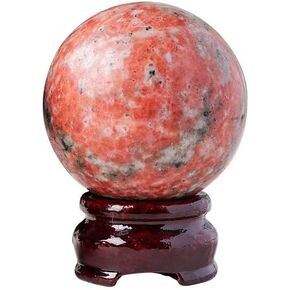 Stone Sunstone Crystal Ball Raw Sphere Power,60~65mm in Saudi Arabia