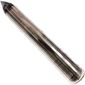 1pcs 100-120mm Crystal Quartz Wand with Round Bottom, 24-Sided in Kuwait