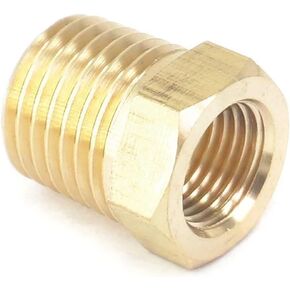 1/4" NPT Male x 1/8" NPT Female Reducing Bushing Brass Hex Pipe Fitting Air Gas Fuel Water Plumbing Fittings in Kuwait