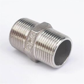 3/4" Male Thread Hex Nipple Union 304 Stainless Pipe Fitting Connector Coupler water oil air Plumbing Fittings in Kuwait