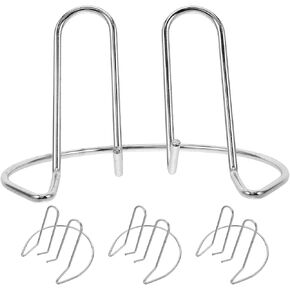 Generic حامل مكبر صوت للسيارة 4 قطع - حامل عرض معدني لمكبرات الصوت ومضخمات الصوت - حامل سطح الطاولة لمراقبة معدات الصوت في السيارة والأجهزة الصغيرة في رف الكتب في صالات العرض in Kuwait