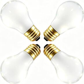 60 Watt Incandescent Light Bulbs, E26 A19 Stepless Dimming Light Bulbs 400lm, 3000K Soft Warm White, Vintage Frosted Light Bulb for Home (4 Pack) in Kuwait