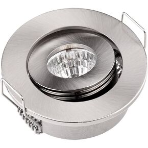 Pack of 10 3W COB LED Downlights Kit Under Cabinet Recessed Ceiling Light Fixture with Adjustable Eyeball + Driver 3000K in Kuwait