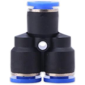 PY Pneumatic Connectors 4 6 8 10 12 14mm OD Hose Fittings Coupling 3 Way Port Y Shape 50/100Pcs(PY6 100pcs) in Saudi Arabia