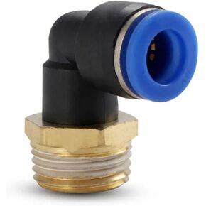 PL6-02 PL8-02 PL6-01 PL8-1 Pneumatic Fittings Push In Connector 1/8'' 1/4'' 3/8'' Thread-4 6 8 10 12mm 1Pcs(PL8-03) in Saudi Arabia