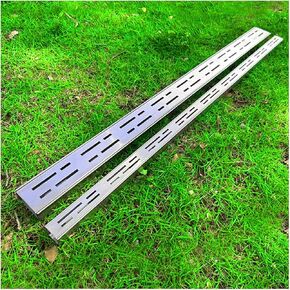 Drainage Channels and Grating, Channel Drain Outside 1.4\U2033 2\U2033 Wide Narrow Trench Kit with Removable Grate Cover, Custom System(2″ x 2″ x 39.4″) in Saudi Arabia