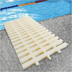 360° Rotating Drainage Overflow Grate, Splicable Gutter Grille for Walkways & Yard Fences, 6-Piece Set (18x100CM) - Efficient Drainage Solution in Saudi Arabia