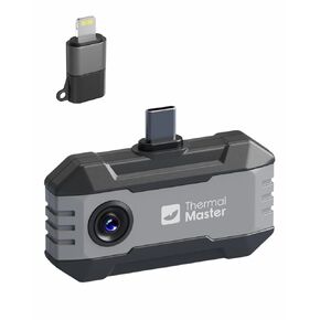Thermal Master P1 - كاميرا حرارية لأجهزة iOS وAndroid، دقة تصوير بالأشعة تحت الحمراء 160x120 مع متتبع البقع، تكبير 15x، دقة 3.6 درجة فهرنهايت، درجة حرارة عالية -4 درجة فهرنهايت -1112 درجة فهرنهايت، دقة فائقة 320x240 in Kuwait